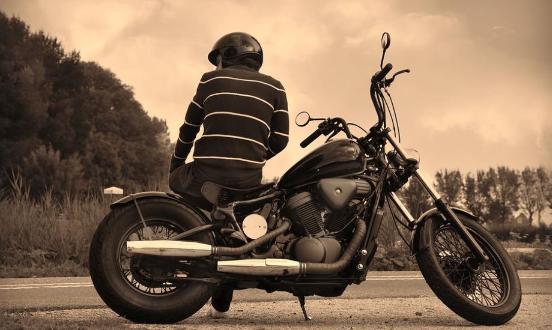 motorka a člověk